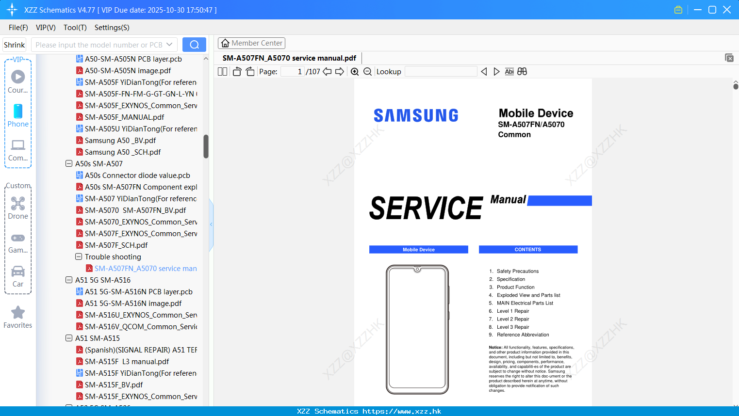Samsung SM-A507FN_A5070 Service Manual